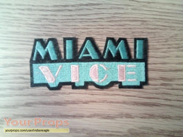 Miami Vice Miami Vice Logo Patch Replica Tv Series Prop