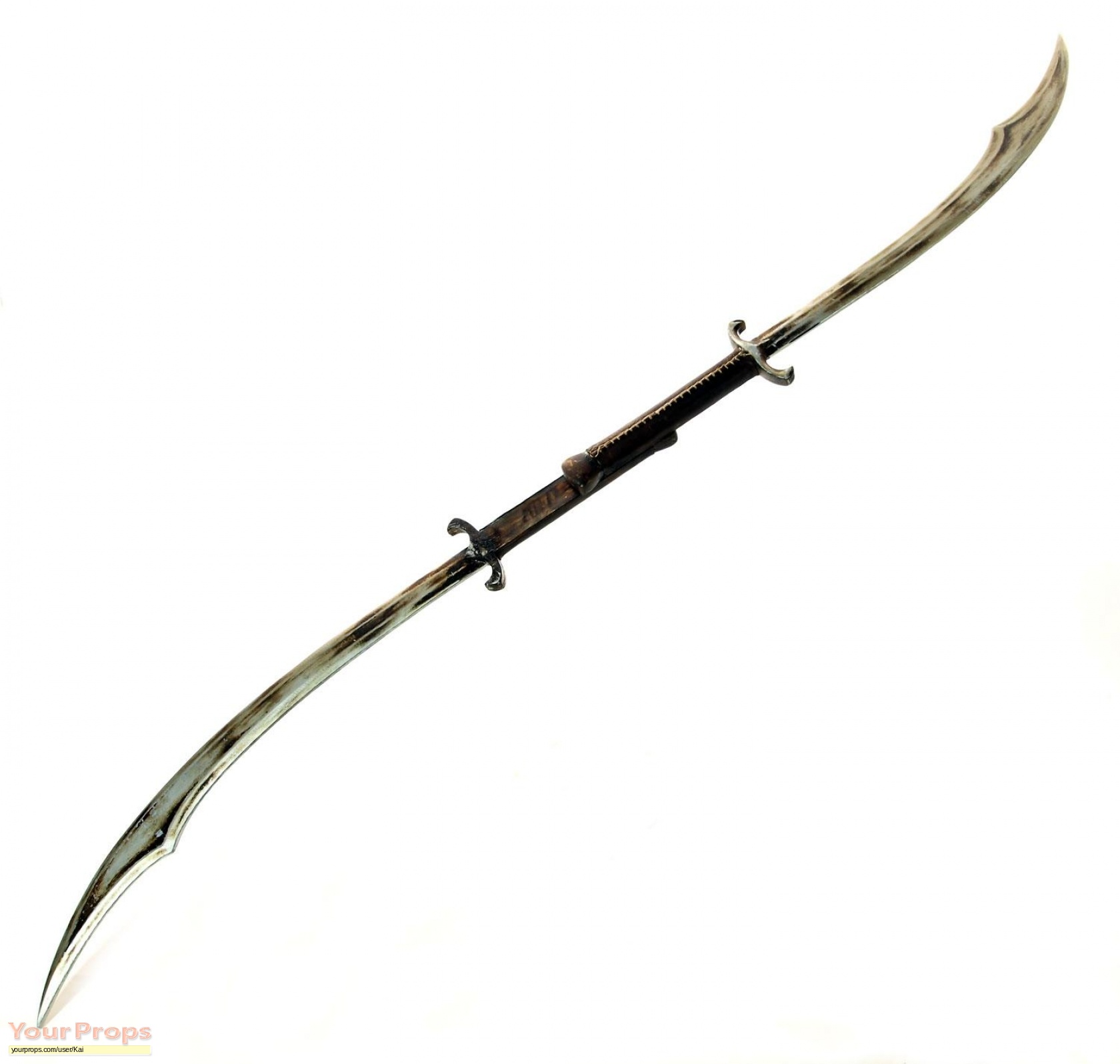 Conan Khalar Zym S Double Bladed Scimitar Original Prop Weapon