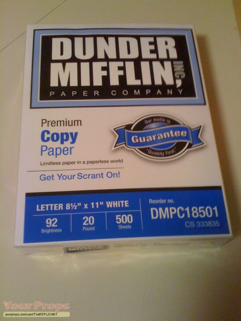 The Office Dunder Mifflin Inc. Paper Company Premium Copy Prop Official 1  Ream