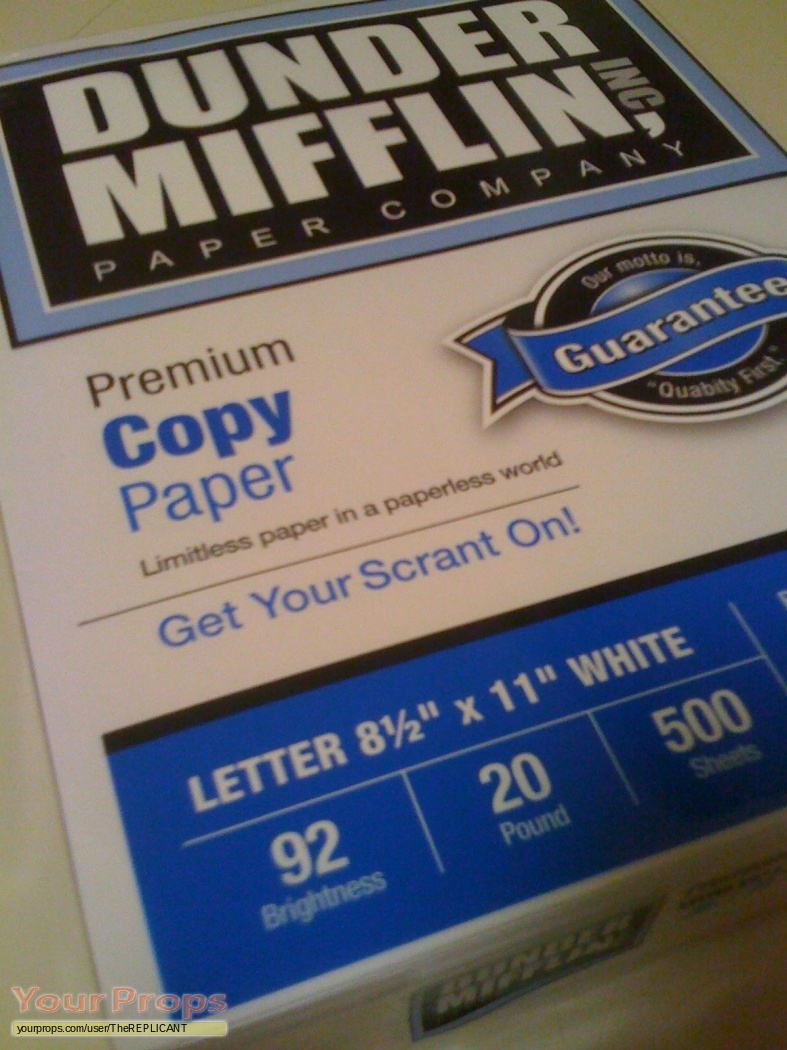 The Office Dunder Mifflin Inc. Paper Company Premium Copy Prop