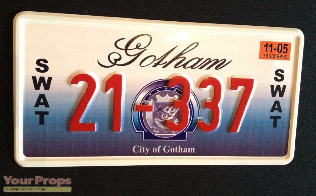 Gotham City Fire Dept Vehicle Identification prop Batman  Parking Permit