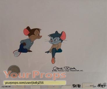 Stay Tuned Roy as a Cartoon Mouse Production Cel Setup Signed by, Lot  #19887