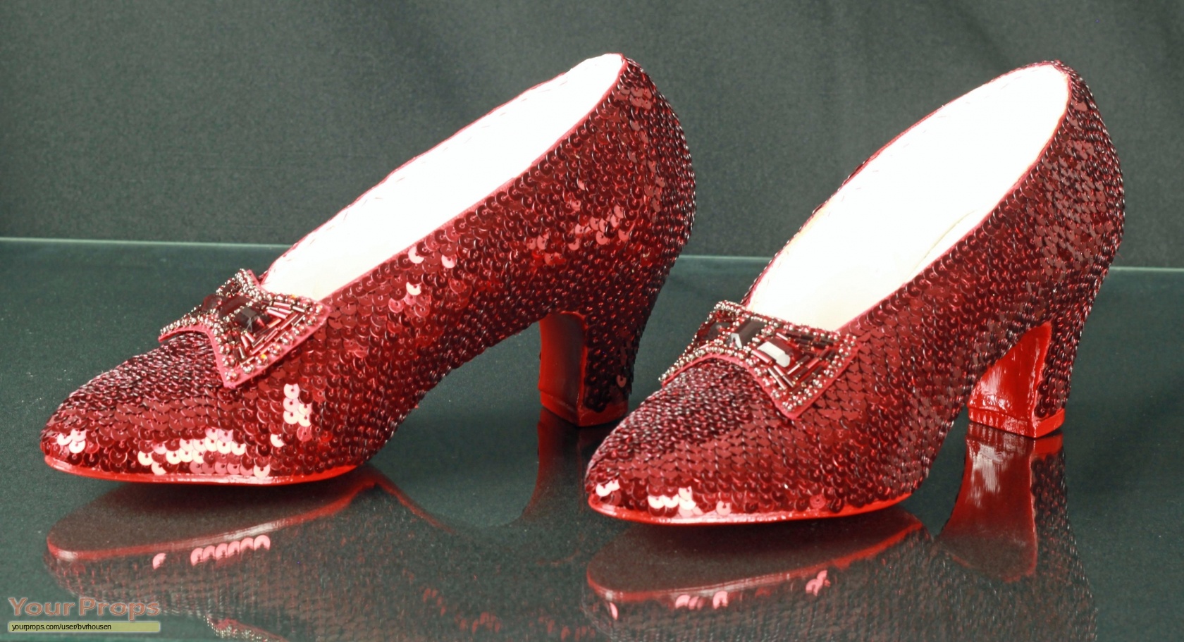 The Wizard of Oz Ruby Slippers replica movie costume