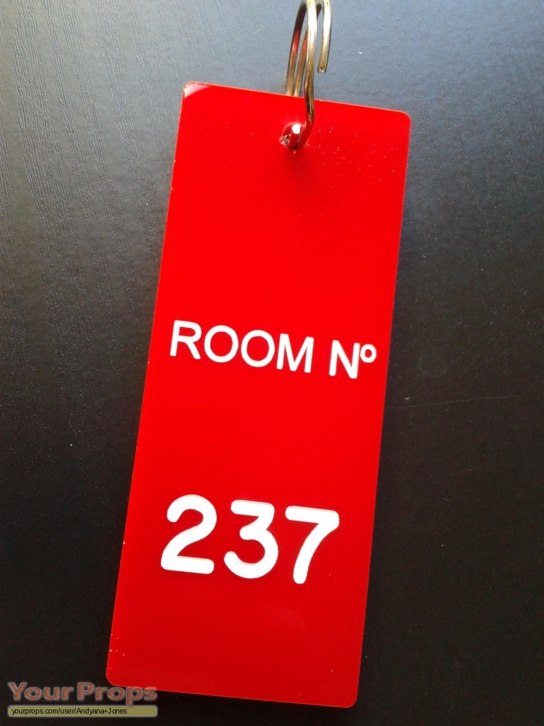 The Shining Room 237 Keychain Replica Movie Prop