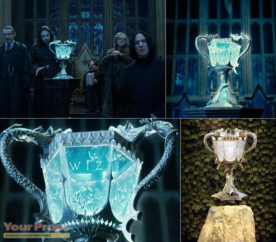 Hollywood Movie Costumes and Props: Harry Potter and the Goblet of Fire  movie props on display