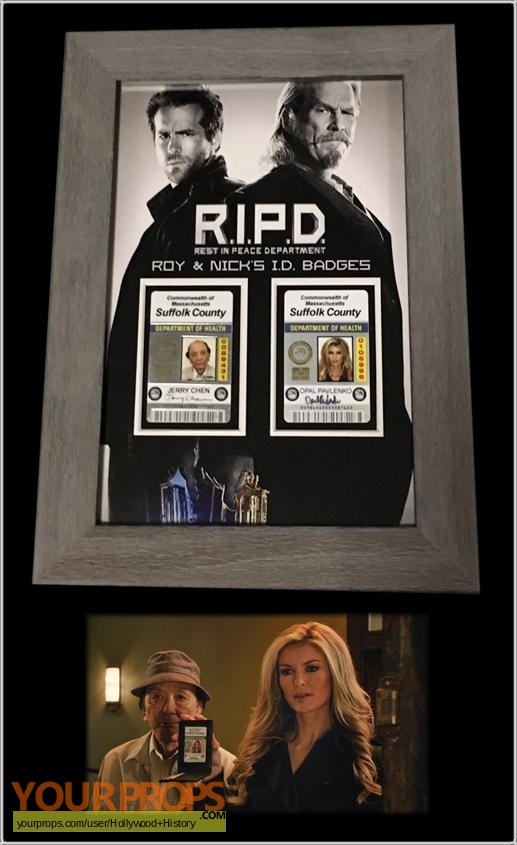 R.I.P.D. Roy and Nick's ID Badges original movie prop