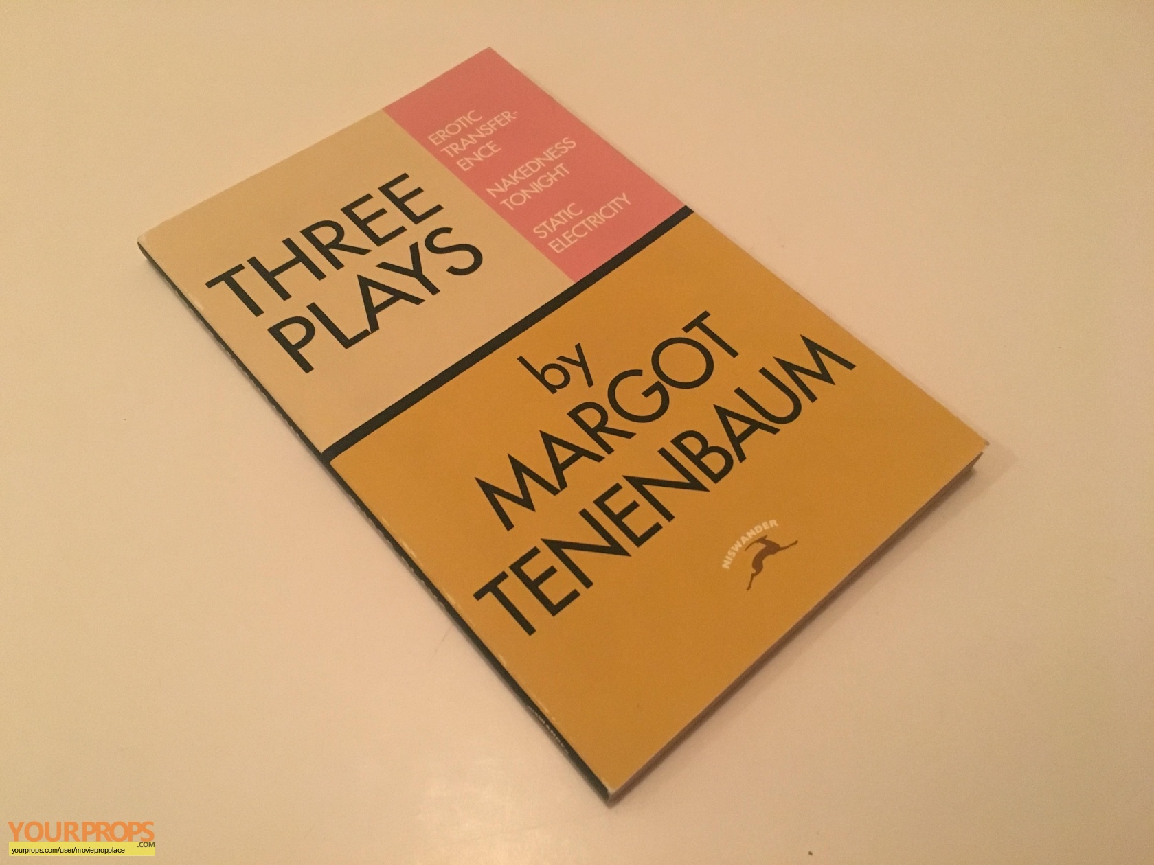 The Royal Tenenbaums Margot Tenenbaum’s book of plays original movie prop