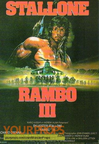 Rambo III Rambo's Stick Fighting Club Prop replica movie prop