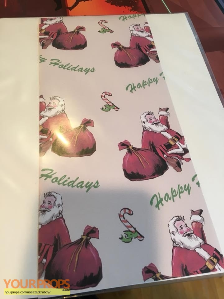 THE SANTA CLAUSE Large Wrapping Paper Original Movie Prop (0152
