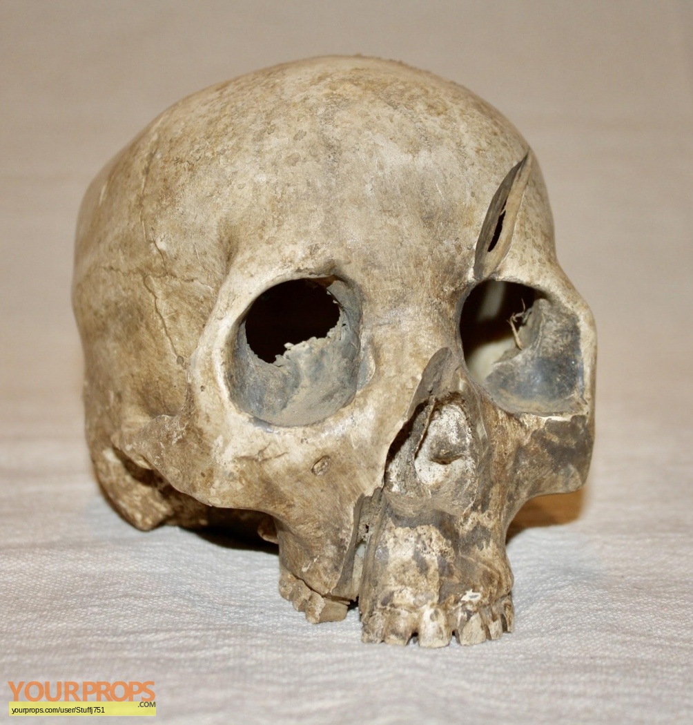 Pirates of the Caribbean: Dead Man's Chest Cannibal Island Skull original  movie prop