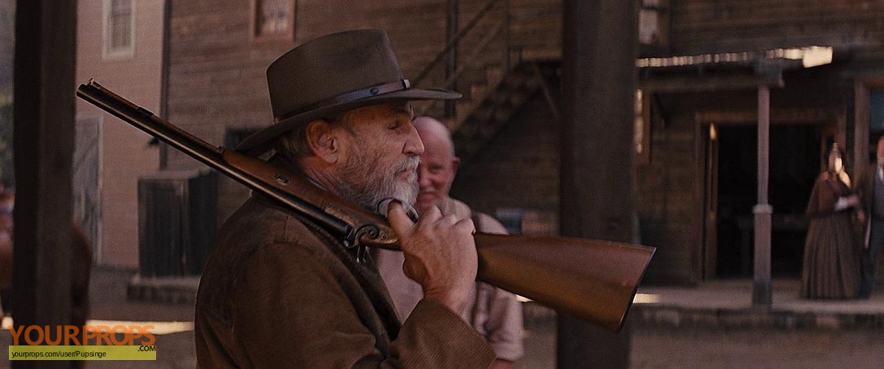 Django Unchained Dicky Speck James Russo Rubber Double Barrelled Percussion Shotgun Original Movie Prop