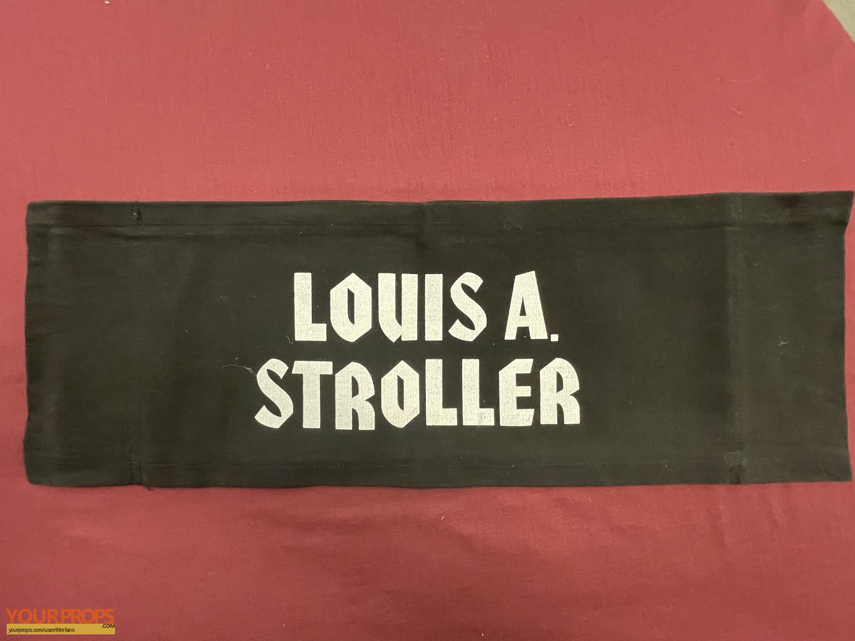 The Bone Collector Producer Louis A. Stroller directors chairback “The ...