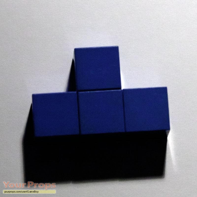 Tetris (video game) T-shaped Tetris block (blue) replica prod. material