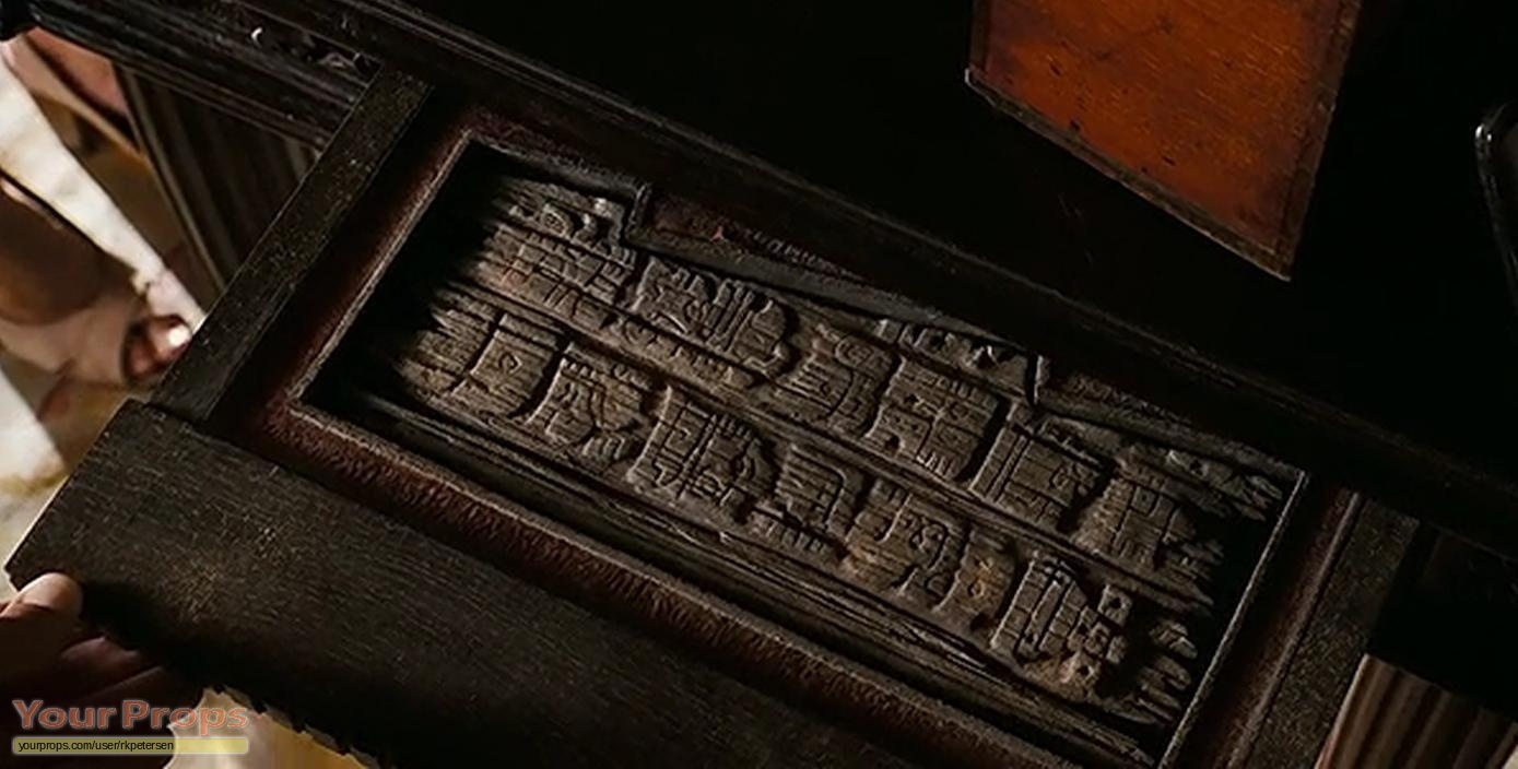 National Treasure 2 Book Of Secrets Olmec Plank Original Movie Prop