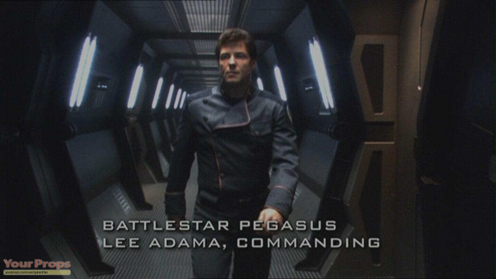 Battlestar Galactica Cmdr. Lee 'Apollo' Adama's Season 3 Pegasus Duty Blues  Uniform original TV series costume