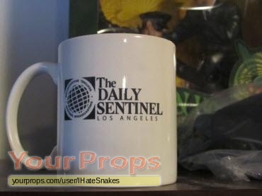 This is the Daily Sentinel coffee mug that appears as set decoration on the...
