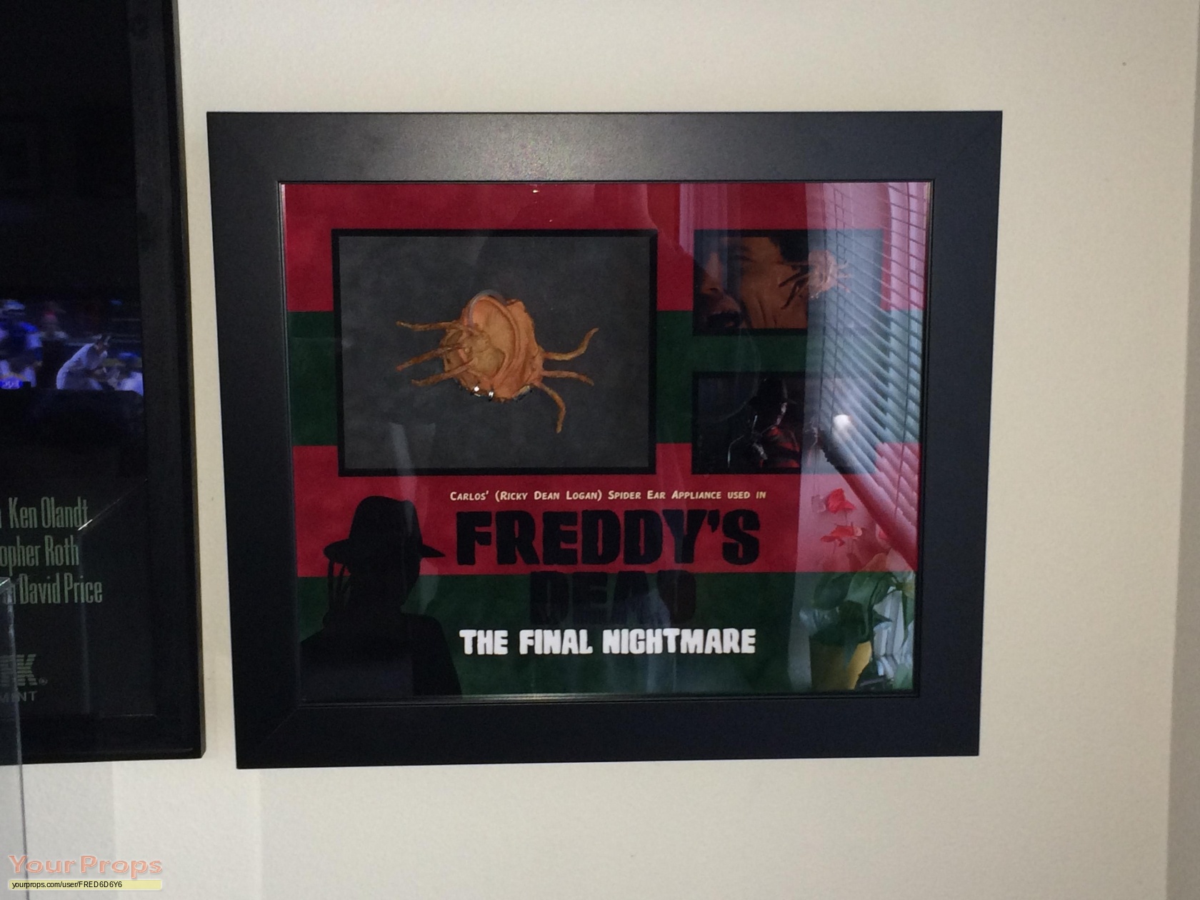 Freddy's Dead: The Final Nightmare Spider-Ear Hearing Aid Prop original  movie prop