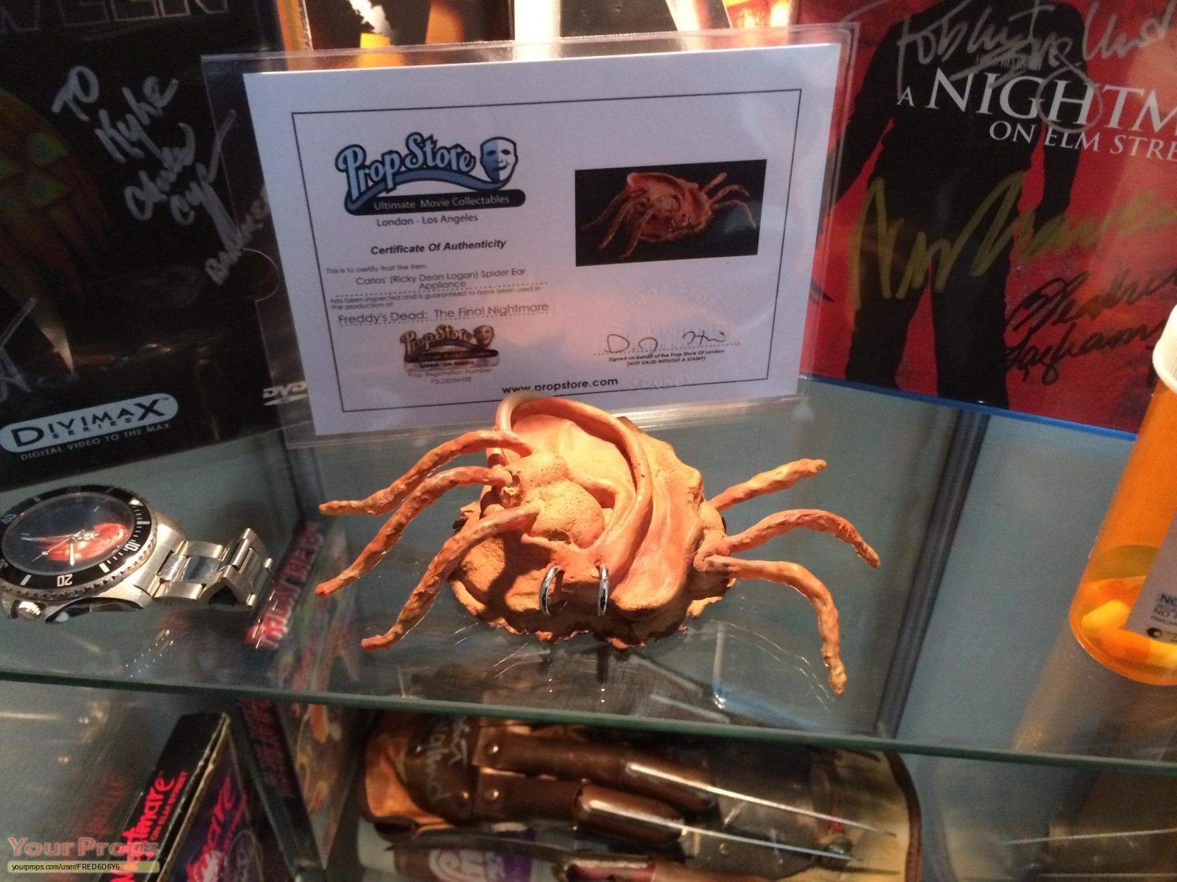 Freddy's Dead: The Final Nightmare Spider-Ear Hearing Aid Prop