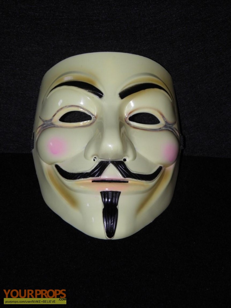 V for Vendetta Guy Fawkes mask replica replica movie prop