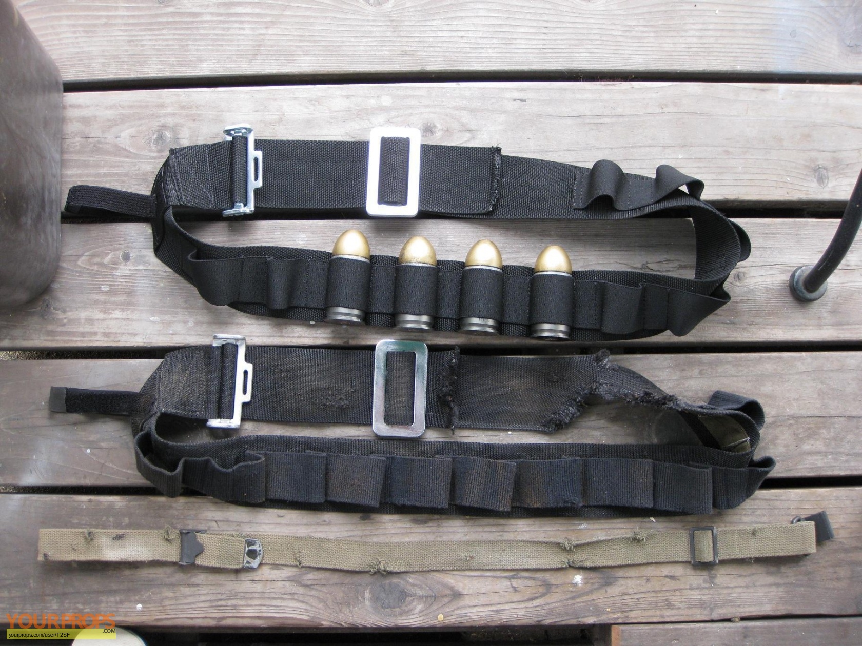 Terminator 2: Judgment Day Replica 40mm grenade bandolier, grenades, rosebox, 1911, replica ...