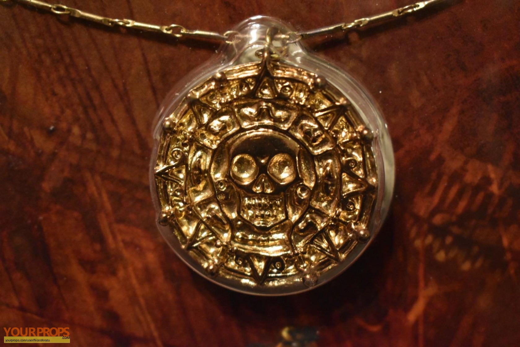 Master Replica Pirates of the Caribbean Cursed Aztec Gold Coin Chain Medal  | eBay