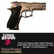 Lethal Weapon 2 original movie prop weapon