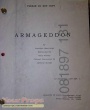 Armageddon original production material