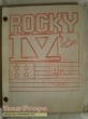 Rocky IV original production material