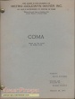 Coma original production material