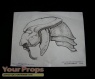 Alien vs  Predator original production artwork
