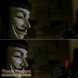 V for Vendetta made from scratch set dressing   pieces