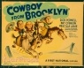 The Cowboy from Brooklyn original production artwork