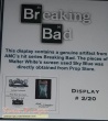 Breaking Bad original movie prop