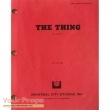 The Thing 1982 original movie prop